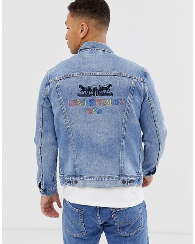 levis logo denim jacket