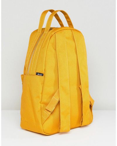 herschel yellow backpack