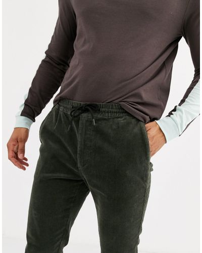 mens cord joggers