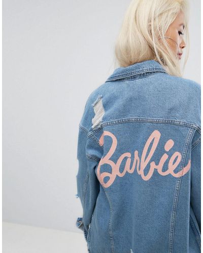 barbie denim jacket missguided