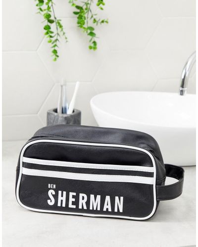 Neceser con logo Ben Sherman de Cuero de color Negro para hombre | Lyst