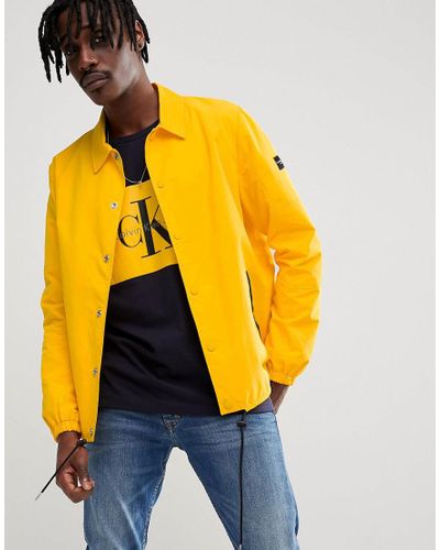 calvin klein jeans coach jacket