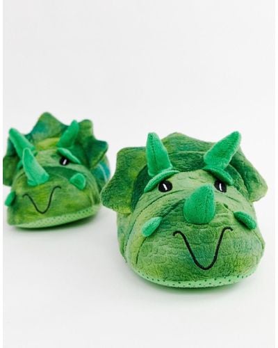 Pantofole dinosauro verdi da Uomo di Burton in Verde | Lyst