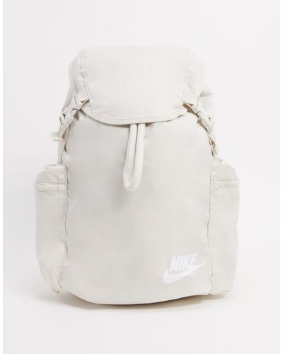 beige nike backpack