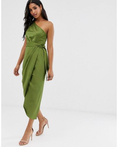 robe drapee mi longue