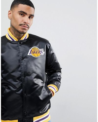 mitchell ness lakers jacket