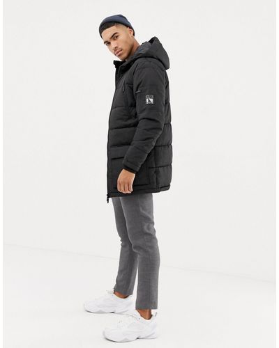 Nicce longline puffer jacket Clearance