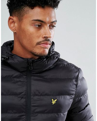 scott lightweight puffer jacket black 