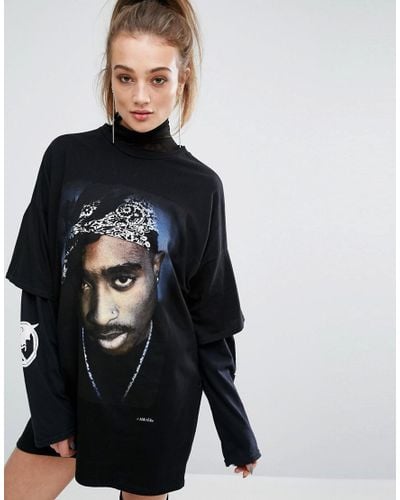 tupac tshirt dress