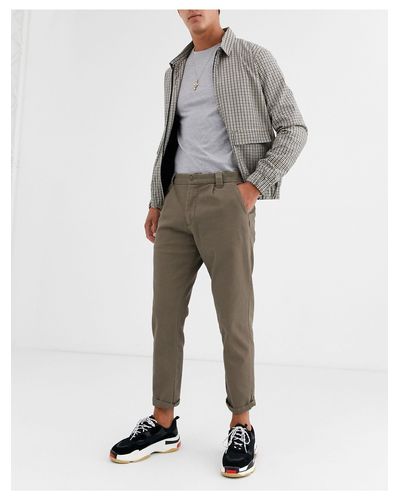 Pantalones chinos marrones con pliegues Join Life Pull\u0026Bear de Denim de  color Marrón para hombre | Lyst
