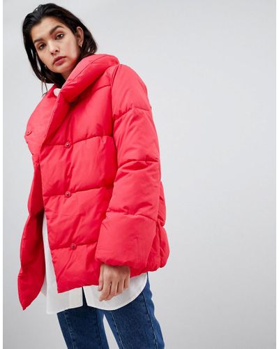 monki fluffy coat