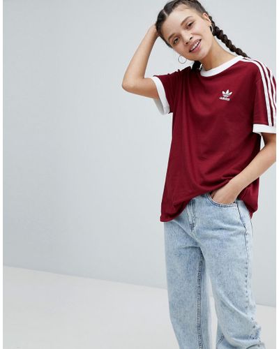 t shirt adidas california maroon 