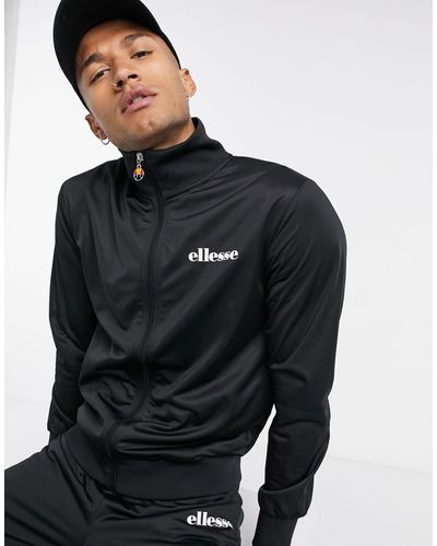 ellesse black tracksuit