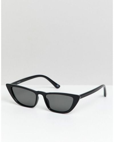 Lunettes De Soleil Yeux De Chat Angulaires Asos Pour Homme En Coloris Noir Lyst