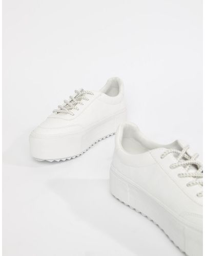 Zapatillas Bershka de color Blanco | Lyst