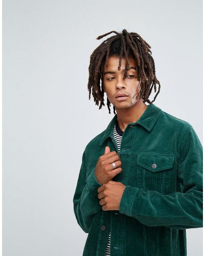 dark green cord jacket