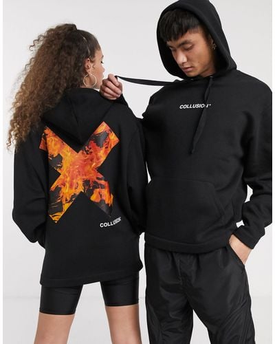 collusion black hoodie