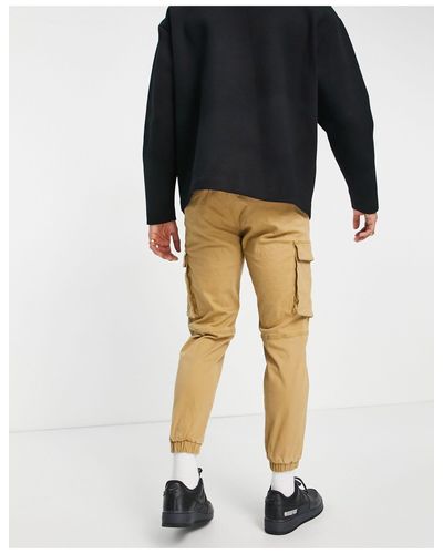 Pull\u0026Bear Denim Cargo Pants for Men | Lyst
