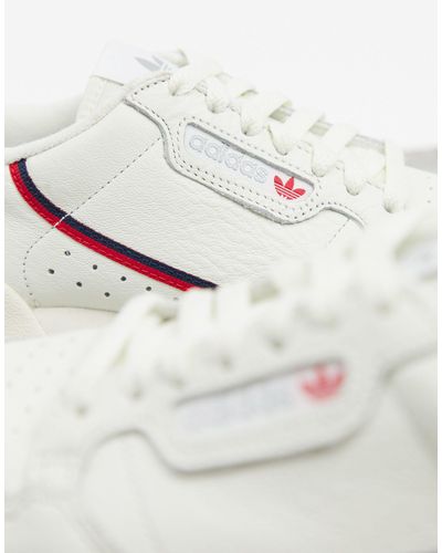adidas Originals Leather Continental 80's Sneakers in White - Lyst