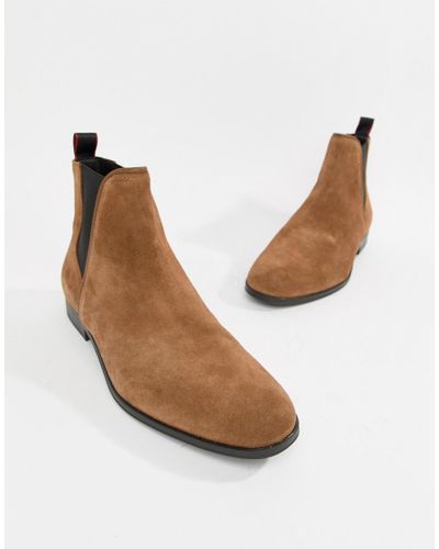 hugo boheme suede chelsea boots