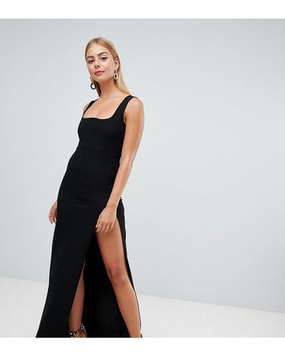 pretty little thing split dress