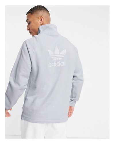 Sudadera azul pálido con cremallera adidas Originals de hombre de color  Blanco | Lyst