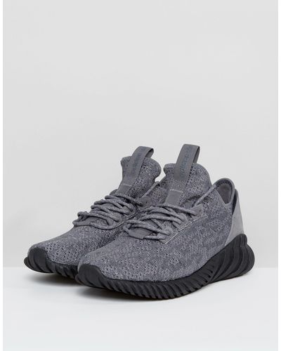 adidas tubular doom sock primeknit black and white