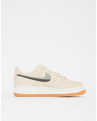 Air Force 1 - Baskets avec logo virgule contrastant - Pêche Nike en coloris  Orange - Lyst