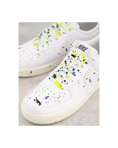 Air force 1 '07 lv8 bb - sneakers bianche con schizzi di verniceNike in  Gomma da Uomo colore Bianco | Lyst
