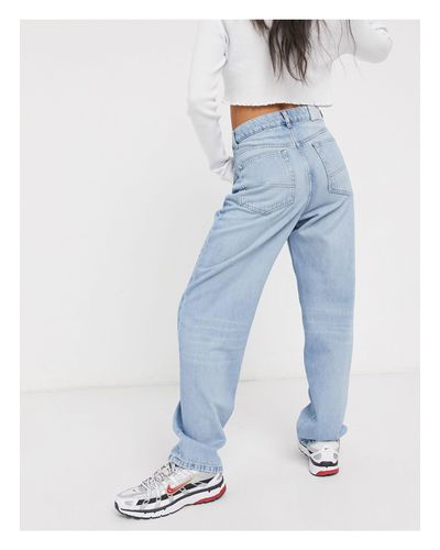 Collusion Denim X014 90s baggy Dad Jeans With Stepped Waist Band 