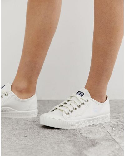 G-Star RAW Canvas Rovulc Hb Sneakers in White - Lyst