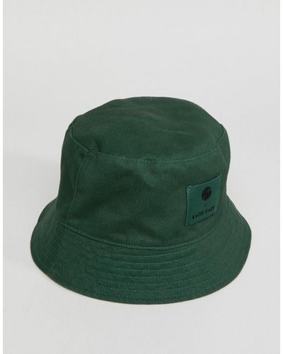 Pretty Green X Katie Eary Reversible Bucket Hat In Dark Green for Men - Lyst