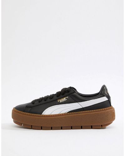 puma platform gum sole