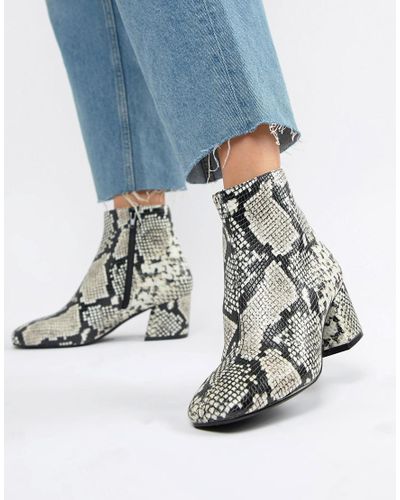 aldo snakeskin booties