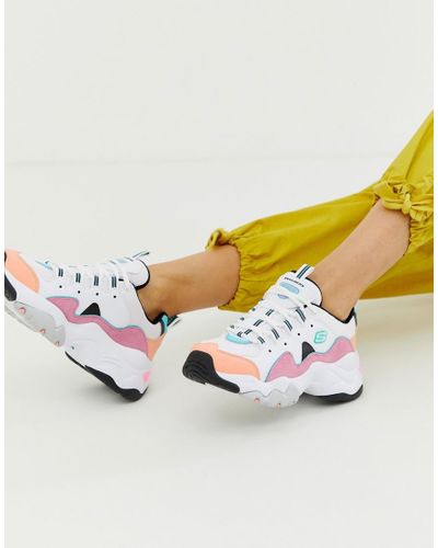 Chunky sneakers en color pastel 3.0 D'Lite Skechers de Caucho | Lyst