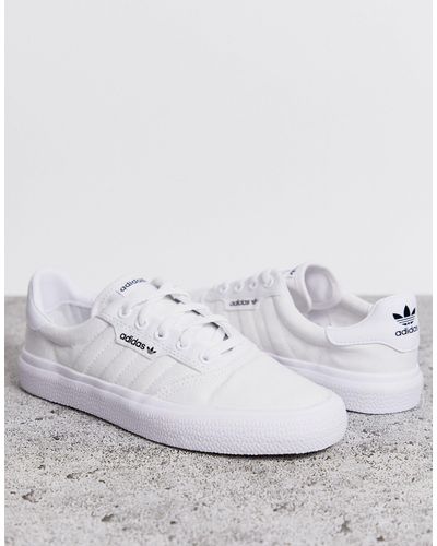 adidas originals 3mc sneakers in triple white