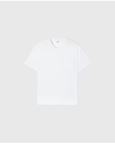 Aspesi T-Shirt Classica Vestibilità Slim Uomo - Bianco