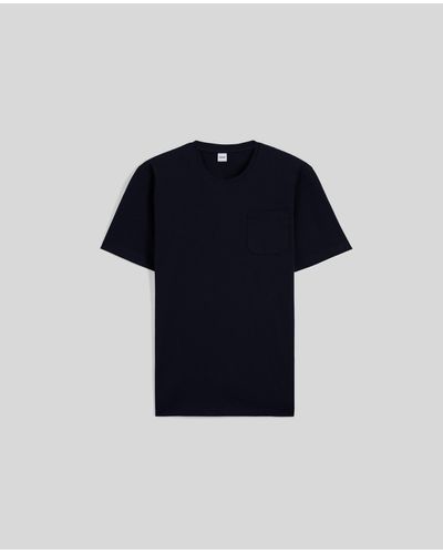 Aspesi T-Shirt Classica Vestibilità Slim Uomo - Blu