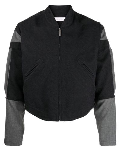 Kiko Kostadinov Wessex Cropped Jacket in Black for Men | Lyst