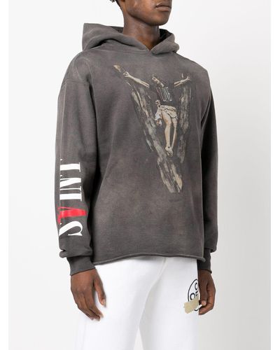 最新作 MICHAEL SAINT × セントマイケル HOODIE VLONE - パーカー 製品の割引セール HOODIE VLONE セントマイケル BLACK スウェット フーディ XL パーカー