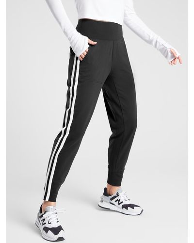 athleta venice velvet stripe jogger