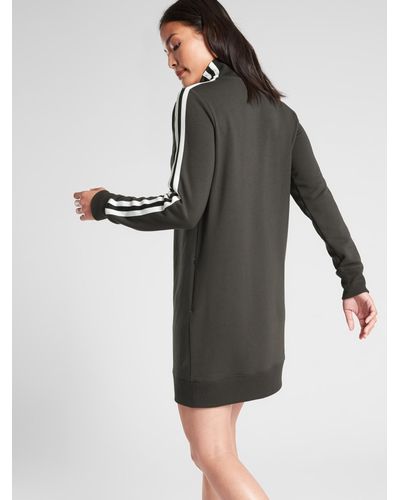 athleta circa track sweatshirt dress