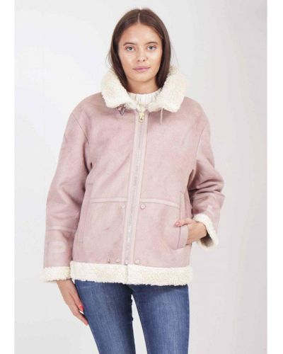 replay shearling jacket