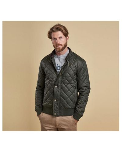 barbour bomber jacket mens