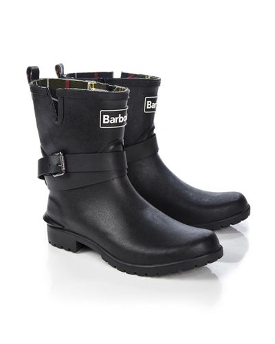 barbour biker wellies