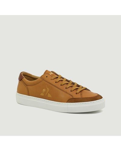 le coq sportif sneakers cognac