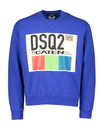 dsquared sweatshirt blue