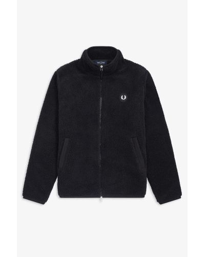 fred perry borg fleece jacket