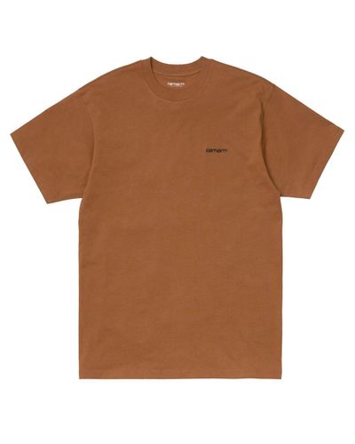 script embroidery t shirt basic