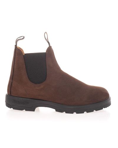 blundstone brown suede